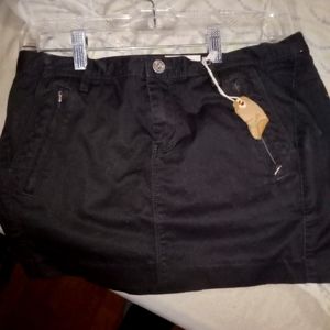 Diesel black mini skirt